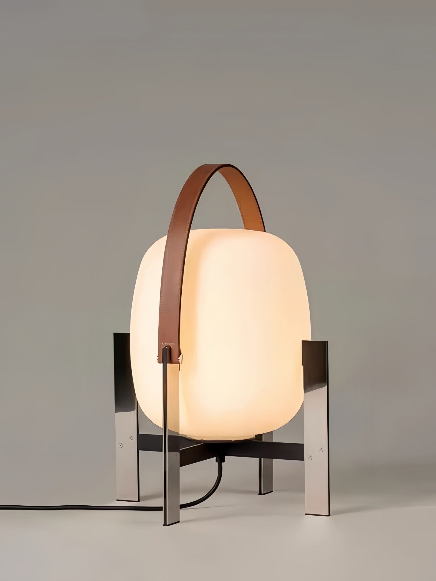 Creative Leather Glass Table Lamp