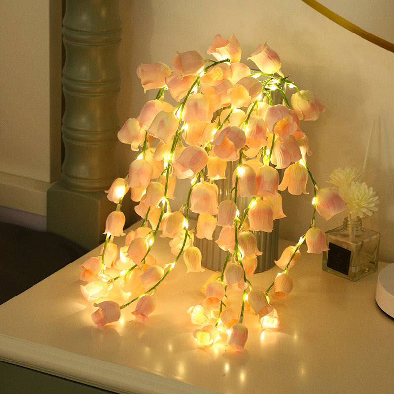 Creative LED Lights String Room Simulation Flower Decorative Lights Night Lights Proposal Valentine's Day Atmosphere Lights