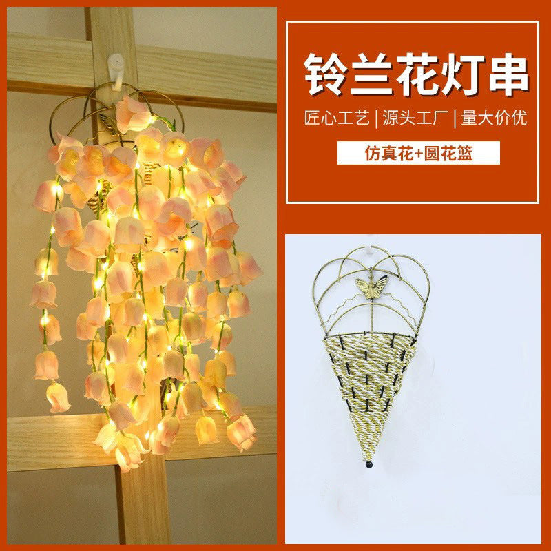 Creative LED Lights String Room Simulation Flower Decorative Lights Night Lights Proposal Valentine's Day Atmosphere Lights