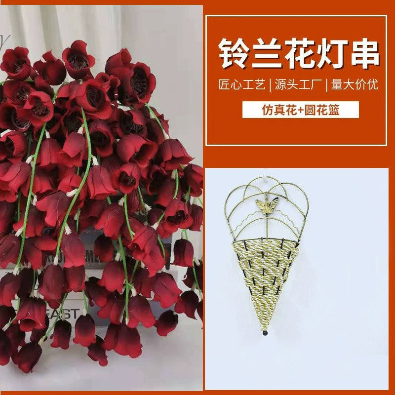 Creative LED Lights String Room Simulation Flower Decorative Lights Night Lights Proposal Valentine's Day Atmosphere Lights