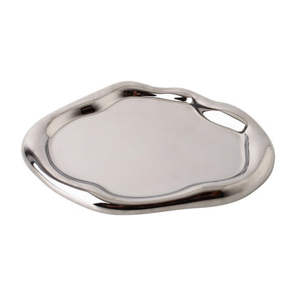 Creative light luxury ceramic storage tray