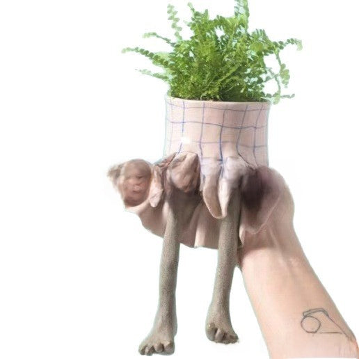 Creative Lower Body Flower Pot Ornament