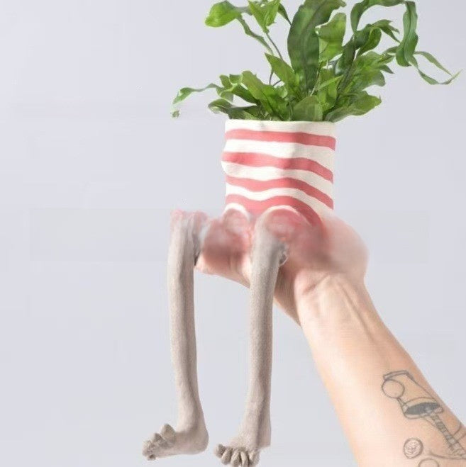 Creative Lower Body Flower Pot Ornament