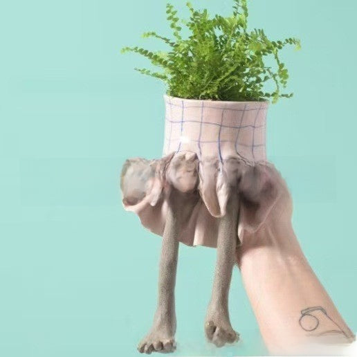 Creative Lower Body Flower Pot Ornament