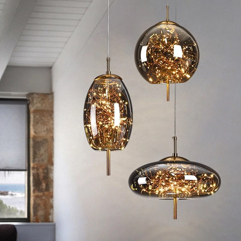 Creative master bedroom chandelier