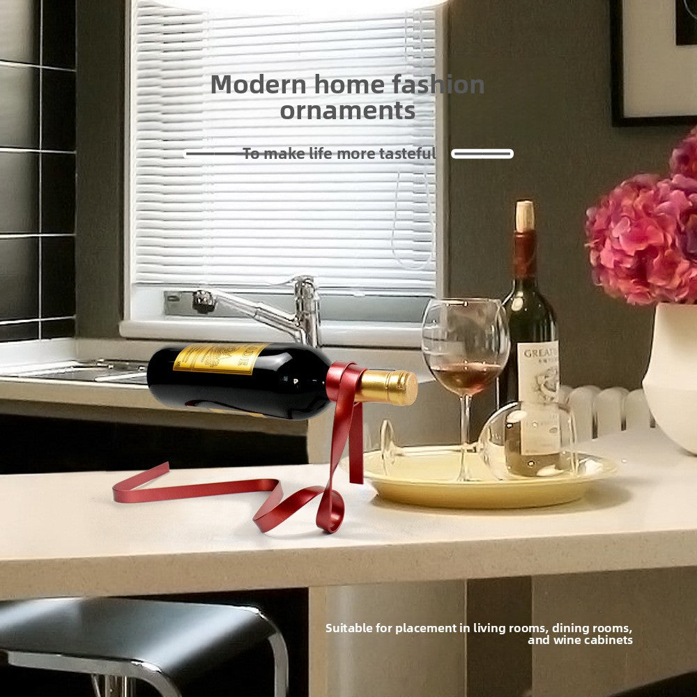 Creative Metal Suspension Wine Rack