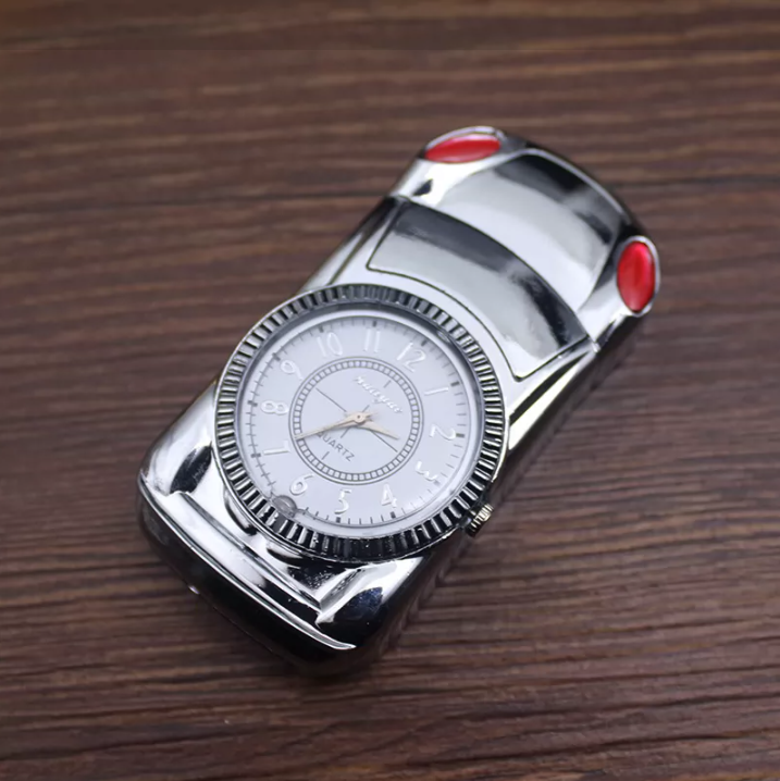 Creative Metal Watch Lighter with LED Light