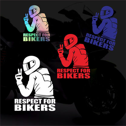 Creative Motorcycle Rider Car Stickers