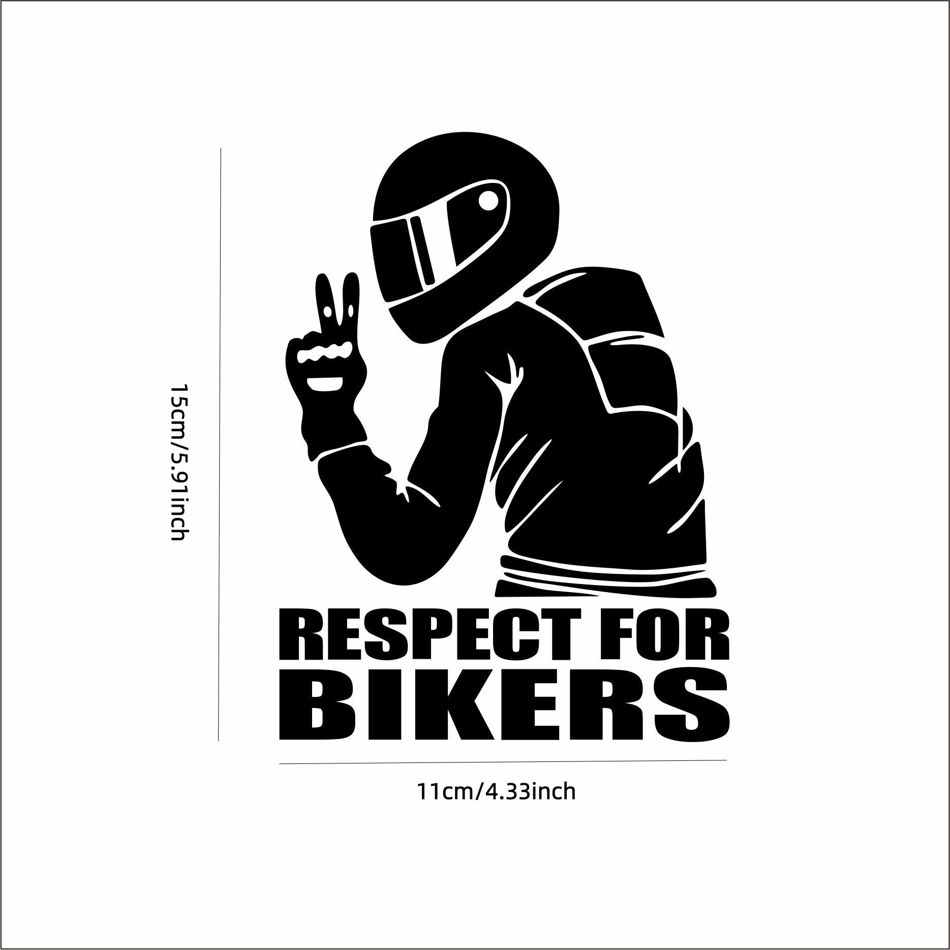 Creative Motorcycle Rider Car Stickers