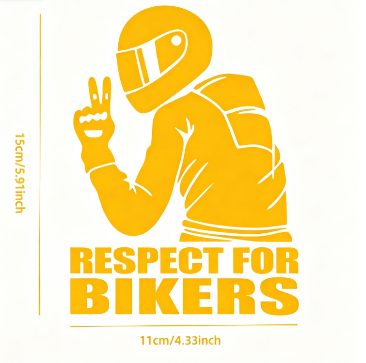 Creative Motorcycle Rider Car Stickers