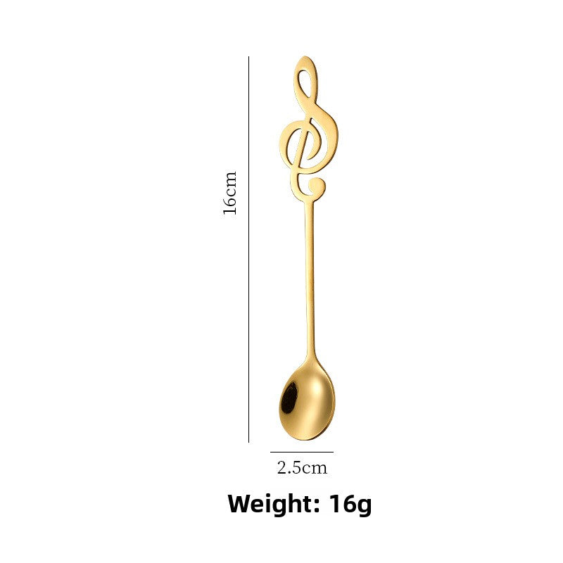Creative Musical Note Stainless Steel Spoon