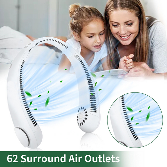 Creative Mute Outdoor Portable Bladeless Fan Tide