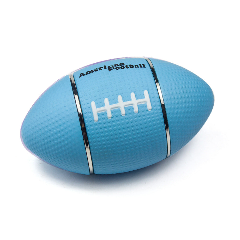 Creative New Rugby-Shaped Zinc Alloy Metal Four-Layer Manual Portable Tobacco Grinder Tool