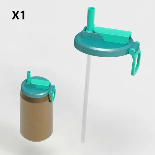 Creative new straw soda can lid cola can