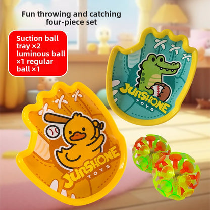 Creative Palm Sticky Ball Suction Cup Throwing Catching Toy