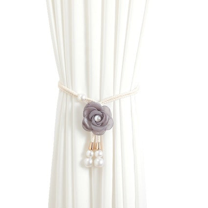 Creative Pearl Flower Curtain Tiebacks