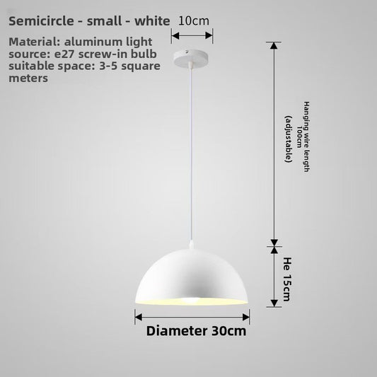 Creative pendant light shade minimalist pendant light