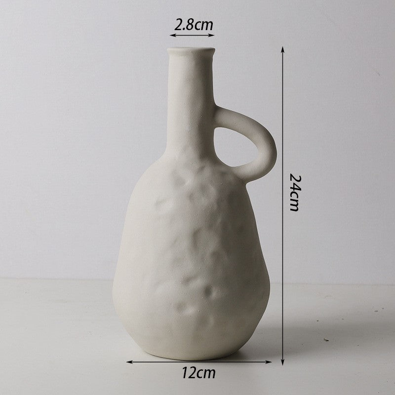 Creative Plain-Fired Ceramic Vase
