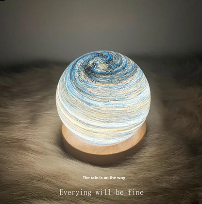 Creative Planet Night Light with Dimmable LED