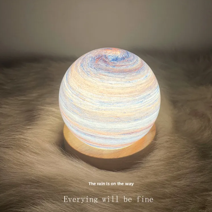 Creative Planet Night Light with Dimmable LED
