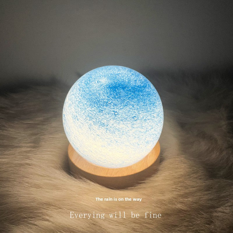 Creative Planet Night Light with Dimmable LED