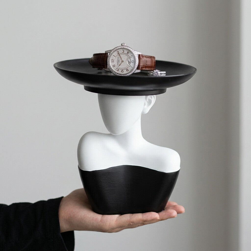 Creative Portrait-Shaped Storage Tray