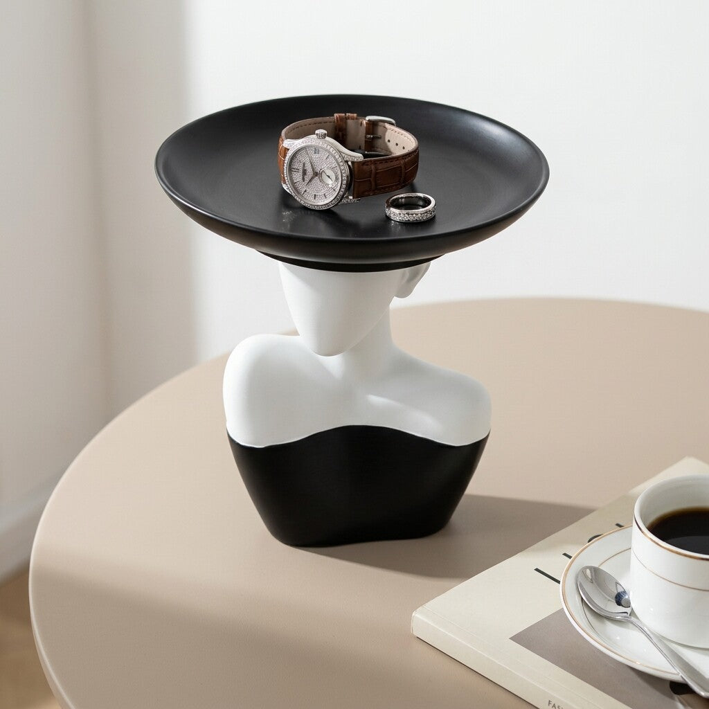 Creative Portrait-Shaped Storage Tray