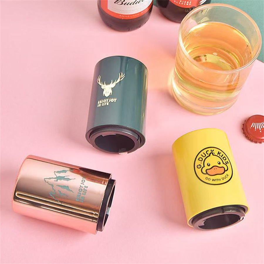 Creative Press-Type Automatic Beer Bottle Opener