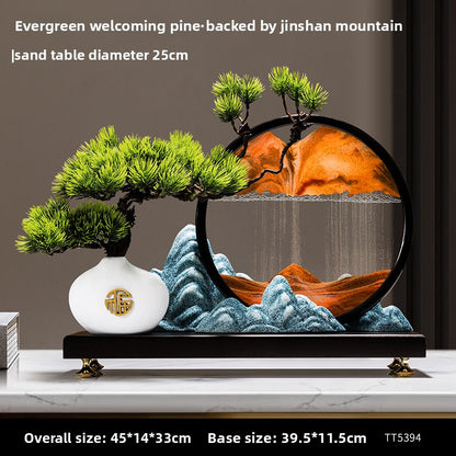 Creative Quicksand Painting Ornament New Chinese Style Decoration
