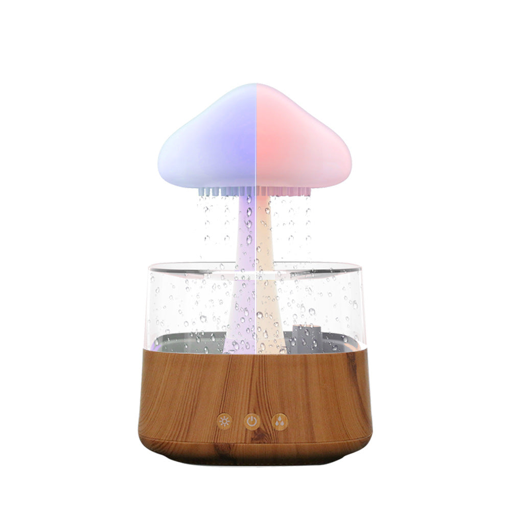 Creative Rain Cloud Humidifier with LED Light