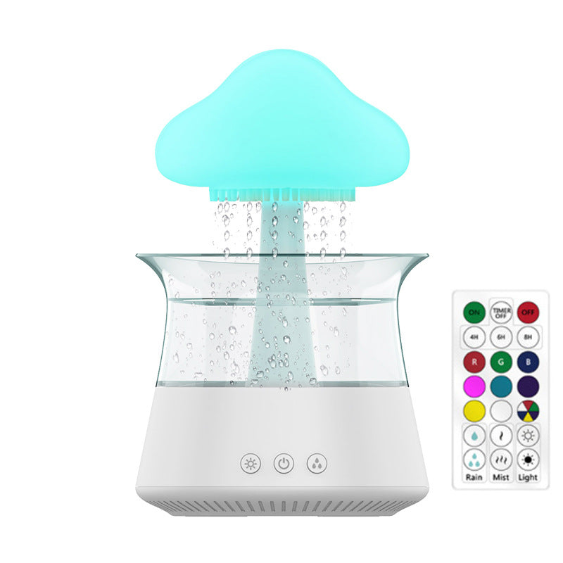 Creative Rain Cloud Humidifier with LED Light