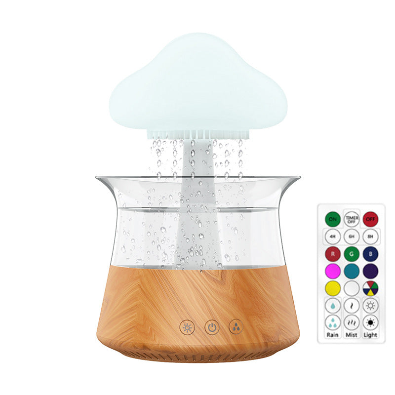 Creative Rain Cloud Humidifier with LED Light