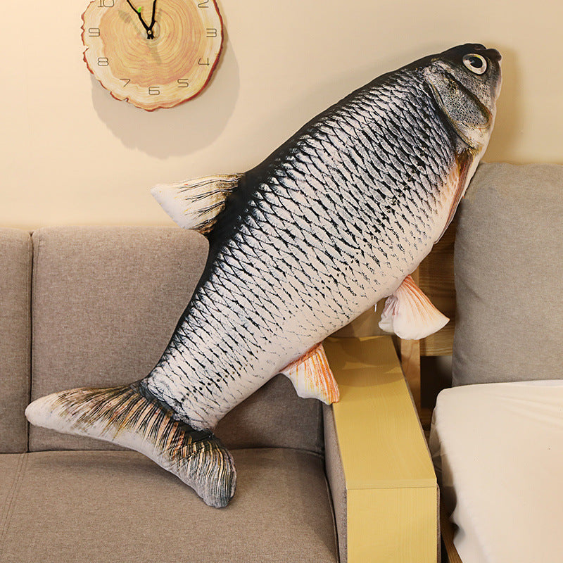 Creative Realistic Fish Pillow, Crucian Carp and Carp Plush Toy