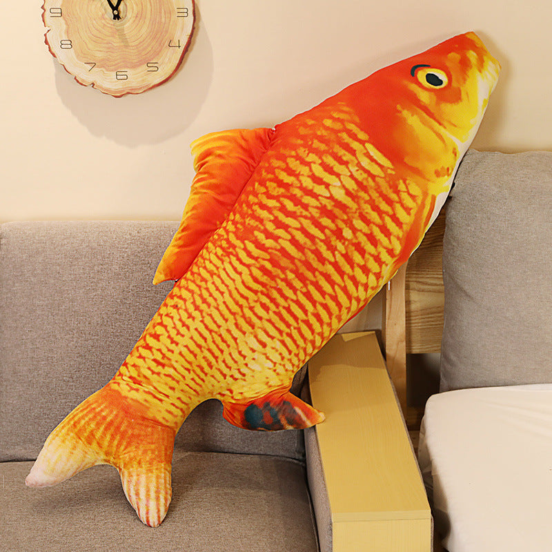 Creative Realistic Fish Pillow, Crucian Carp and Carp Plush Toy