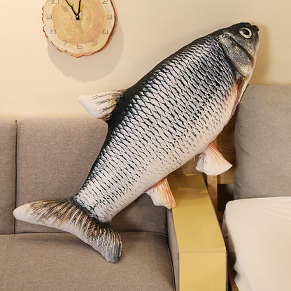 Creative Realistic Fish Pillow, Crucian Carp and Carp Plush Toy