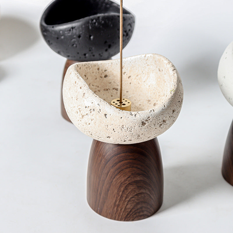 Creative Retro Cement Incense Holder