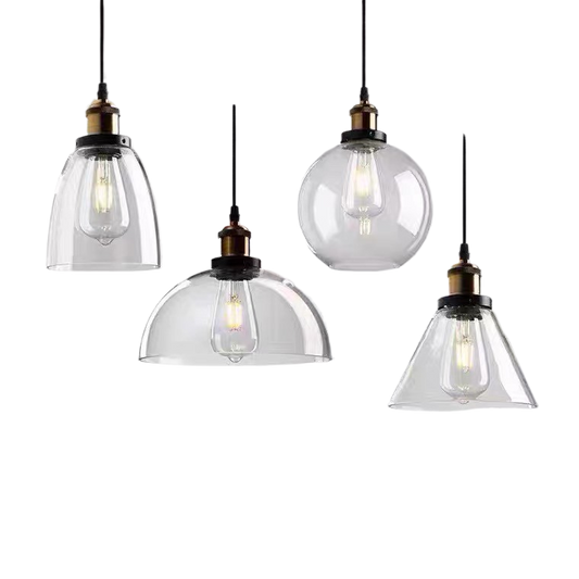 Creative retro glass chandelier