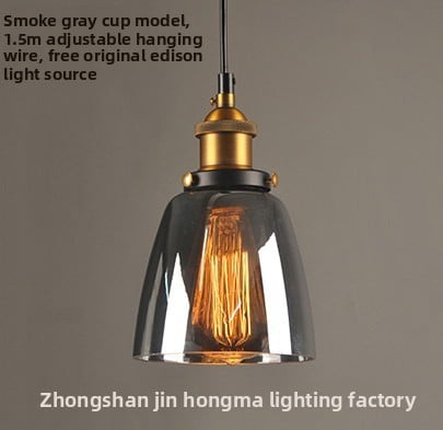 Creative retro glass chandelier