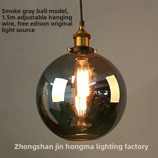 Creative retro glass chandelier