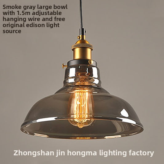 Creative retro glass chandelier
