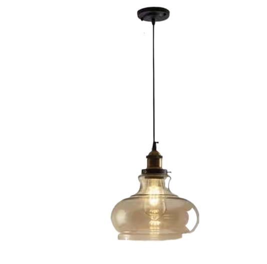 Creative retro glass chandelier