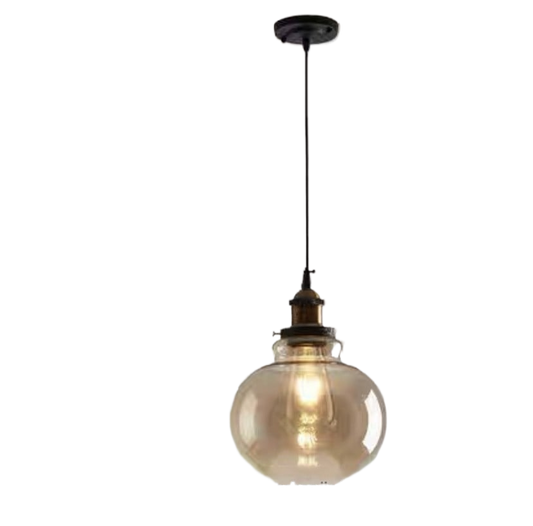 Creative retro glass chandelier