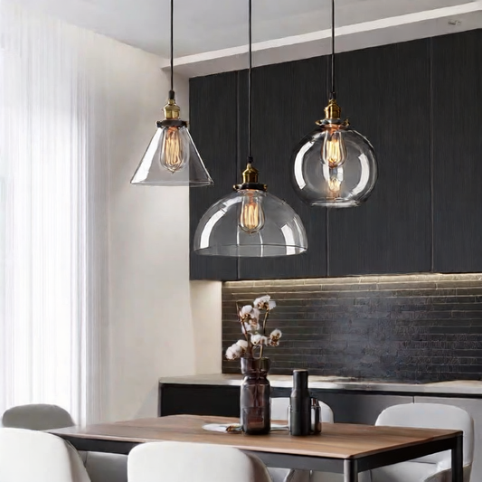 Creative retro glass chandelier