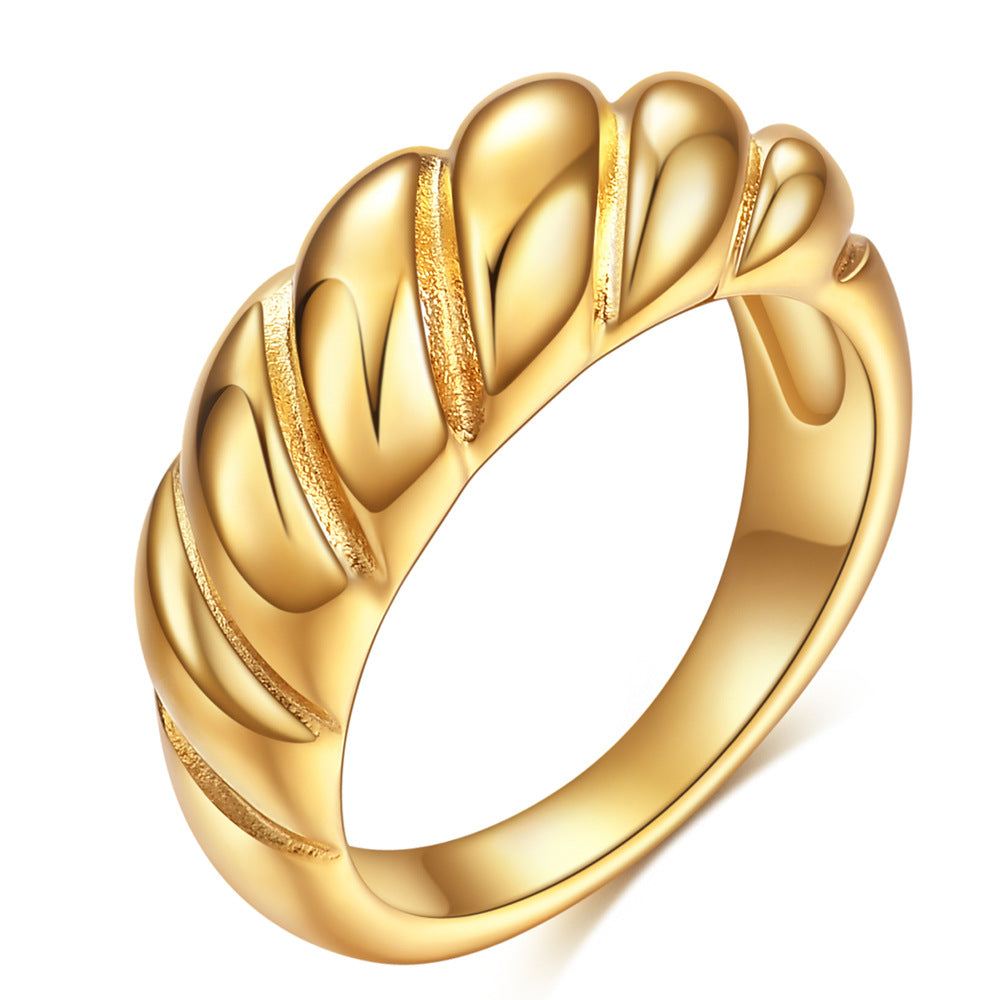 Creative Retro Minimalist Bread Ring