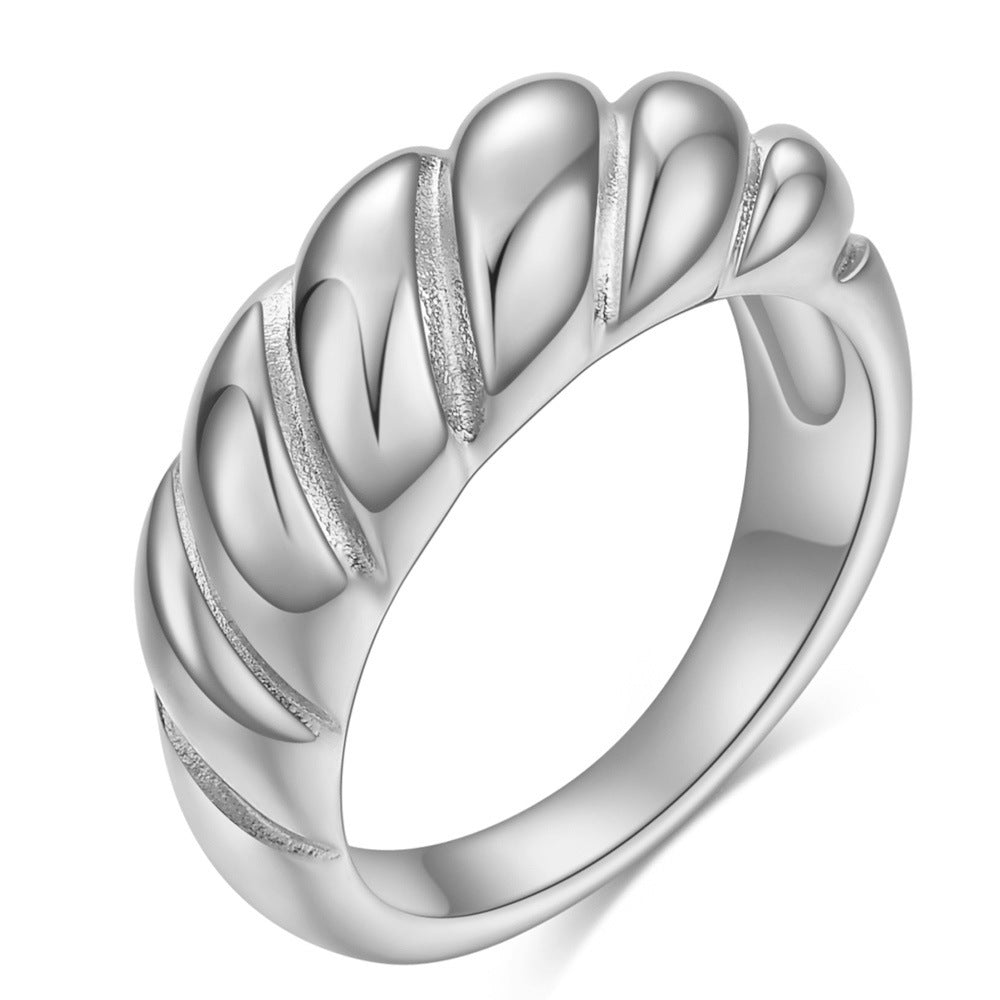 Creative Retro Minimalist Bread Ring