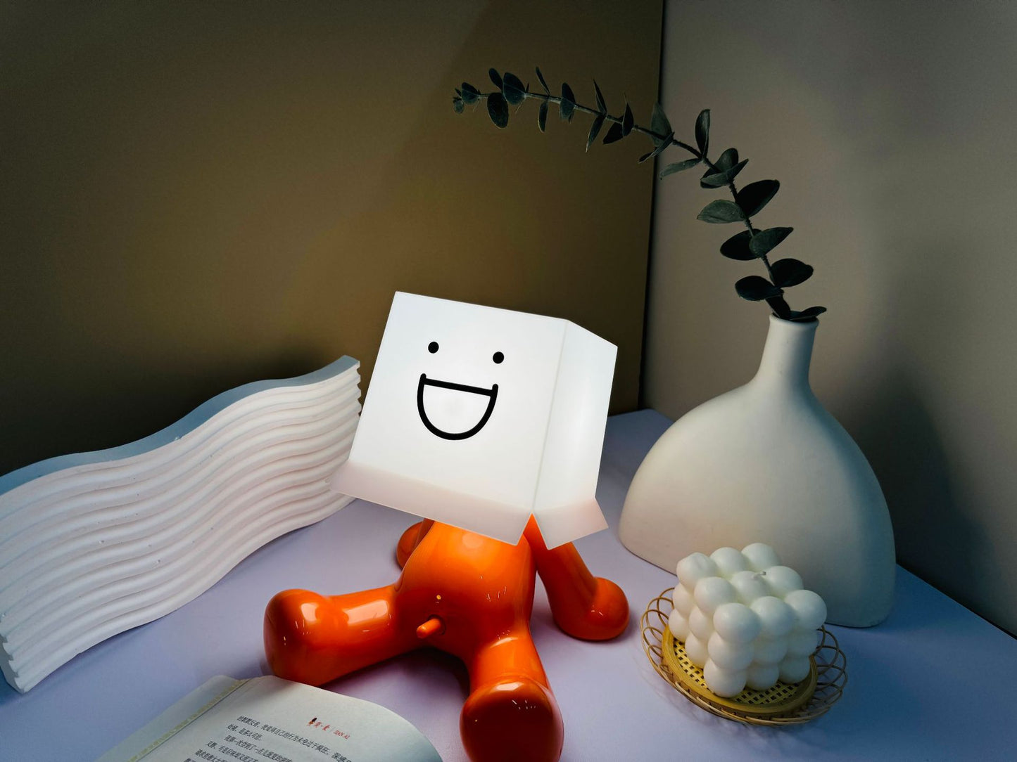 Creative Shy Boy USB Rechargeable Night Light