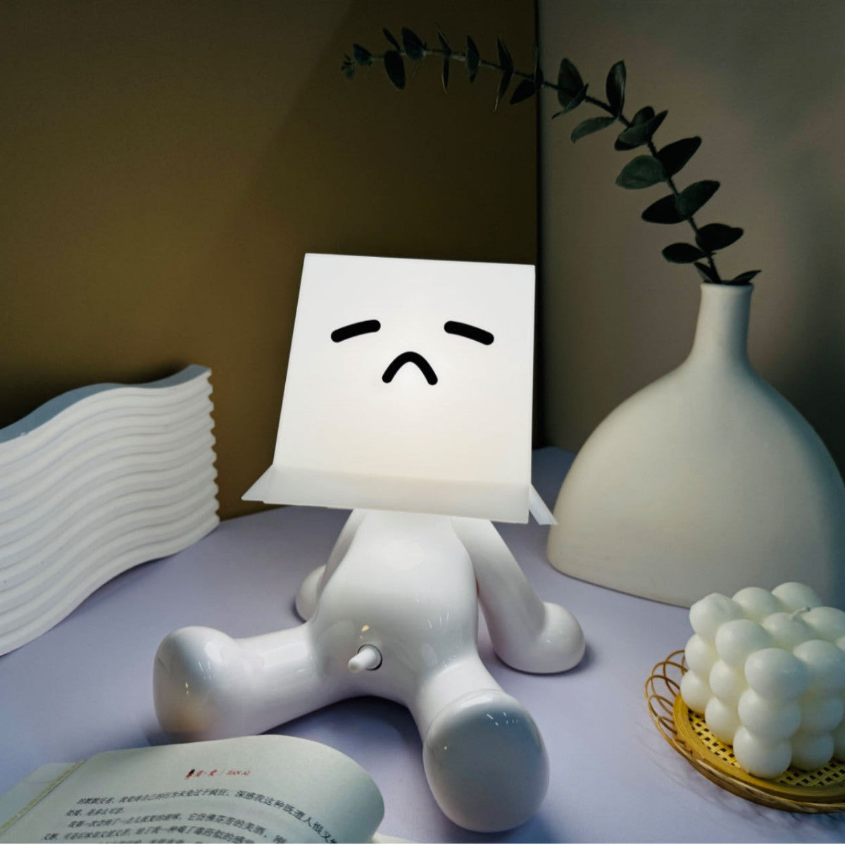 Creative Shy Boy USB Rechargeable Night Light