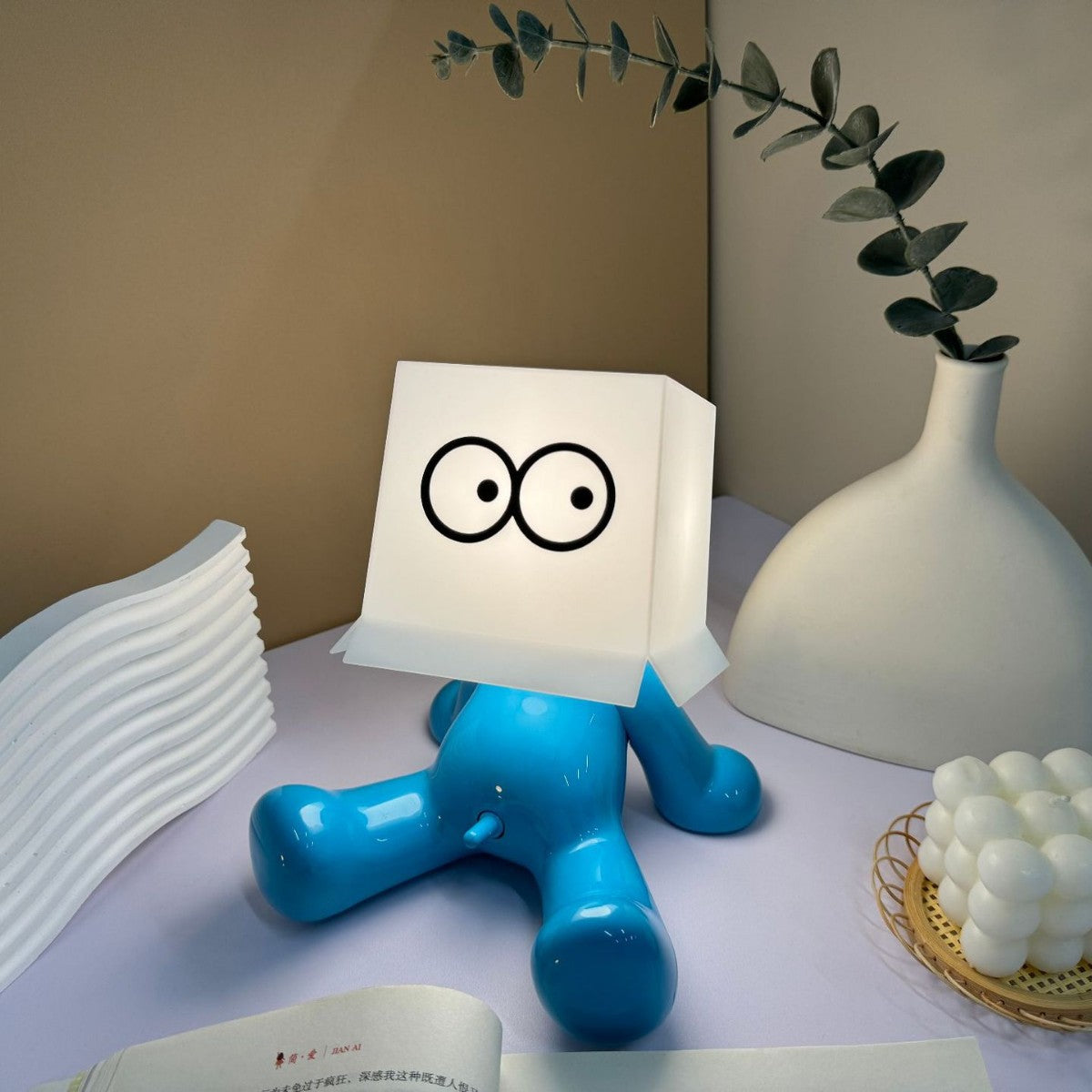Creative Shy Boy USB Rechargeable Night Light