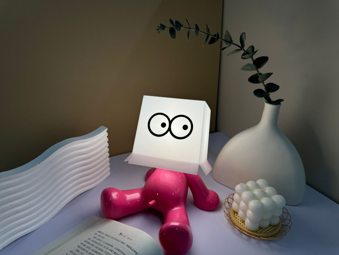 Creative Shy Boy USB Rechargeable Night Light
