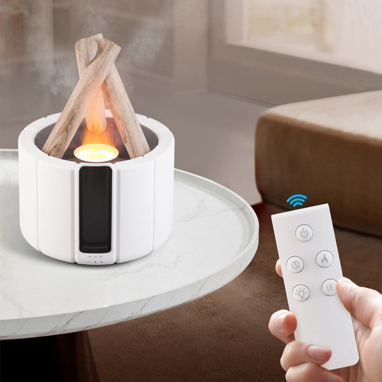 Creative simulation flame humidifier